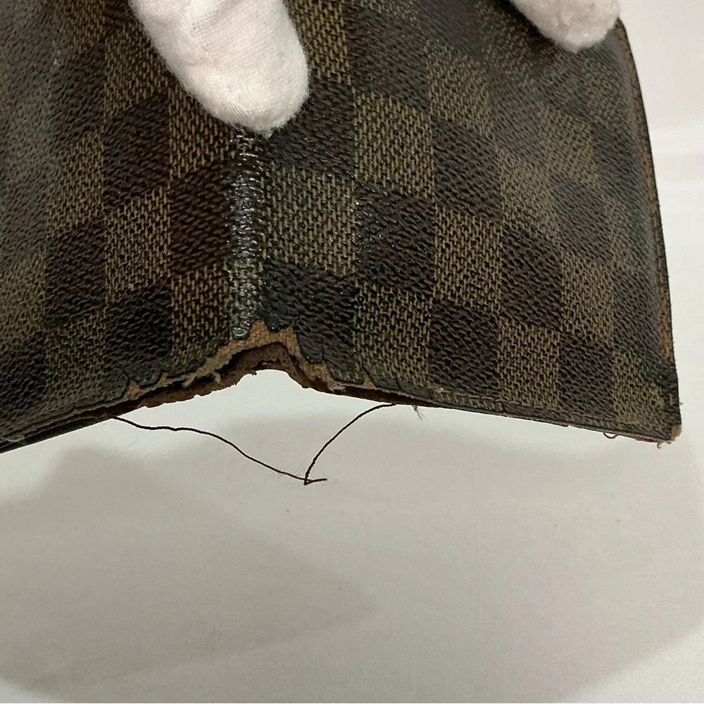 Louis Vuitton Damier Ebene Bifold Checkered Brown Wallet project